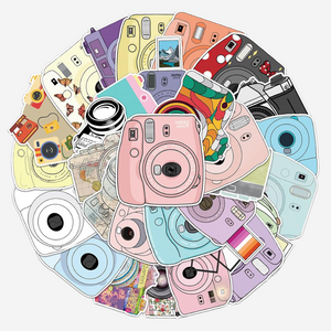 50 Pcs Of Camera Stickers, Vinyl Waterproof Stickers for Water Bottles, Laptop, Skateboard. 50 Pcs Of Camera Stickers, Vinyl Waterproof Stickers for Water Bottles, Laptop, Skateboard.
