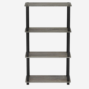 4 Tier Stand Shelf Rack Organizer Turn-N-Tube End Table For Home 4 Tier Stand Shelf Rack Organizer Turn-N-Tube End Table For Home