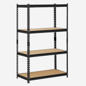 4-Tier Heavy Duty Grey Storage Shelves Garage Shop Warehouse 4-Tier Heavy Duty Grey Storage Shelves Garage Shop Warehouse