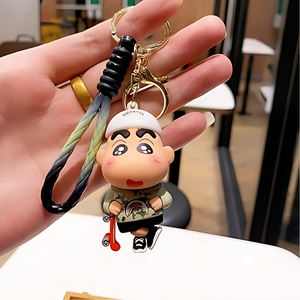 Shinchain Keychain with Metal Hook Shinchain Keychain with Metal Hook
