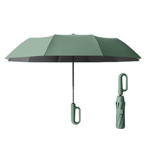 STAR WORK Umbrella with Carabiner Handle, Wind Proof Umbrellas For Rain, 46 Inch Portable Reverse Folding Umbrella, Car Umbrella for Women Men, 10 Ribs STAR WORK Umbrella with Carabiner Handle, Wind Proof Umbrellas For Rain, 46 Inch Portable Reverse Folding Umbrella, Car Umbrella for Women Men, 10 Ribs