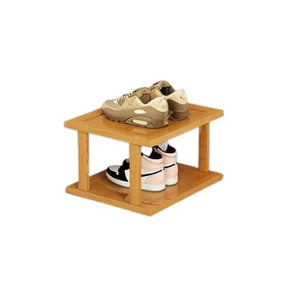 STAR WORK Wooden Shoe Rack Tall & Stackable | Space-Saving Organizer (SINGLE) STAR WORK Wooden Shoe Rack Tall & Stackable | Space-Saving Organizer (SINGLE)
