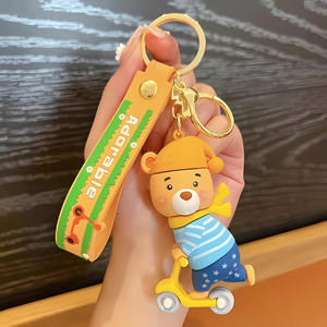 Cycle Beer Keychain With Metal Hook Cycle Beer Keychain With Metal Hook