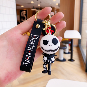 Death Note Keychain With Metal Hook Death Note Keychain With Metal Hook