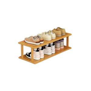 Star Work Wooden Shoe Rack Tall & Stackable | Space-Saving Organizer (Triple) Star Work Wooden Shoe Rack Tall & Stackable | Space-Saving Organizer (Triple)