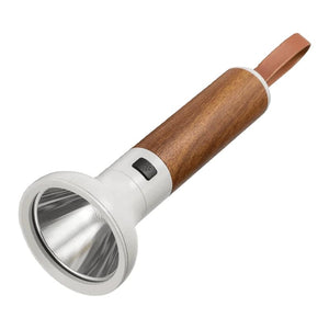 STAR WORK Bright LED Flashlight Wooden Handle | Camping & Emergency Torch STAR WORK Bright LED Flashlight Wooden Handle | Camping & Emergency Torch