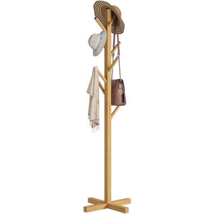 STAR WORK Bamboo Clothes Rack – Foldable, space-saving corner stand for coats & clothes. (Beige) STAR WORK Bamboo Clothes Rack – Foldable, space-saving corner stand for coats & clothes. (Beige)