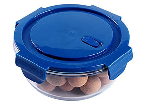 STAR WORK 650ml Glass Meal Prep Container Airtight Lid | Microwave & Freezer Safe STAR WORK 650ml Glass Meal Prep Container Airtight Lid | Microwave & Freezer Safe