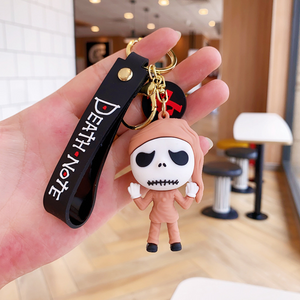 Death Note Keychain With Metal Hook Death Note Keychain With Metal Hook