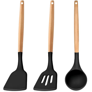 Star Work Silicon Spatula for Kitchen | Non-Stick | Cooking Spatulas with Wooden Handle | Spatula Turner Serving Cooking Spoon | Spatula Combs for Omlet Egg Dosa chapati Sambar (32cms) Star Work Silicon Spatula for Kitchen | Non-Stick | Cooking Spatulas with Wooden Handle | Spatula Turner Serving Cooking Spoon | Spatula Combs for Omlet Egg Dosa chapati Sambar (32cms)
