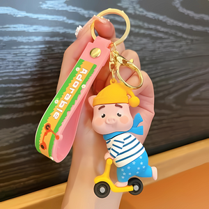 Cycle Beer Keychain With Metal Hook Cycle Beer Keychain With Metal Hook