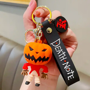 Death Note Keychain With Metal Hook Death Note Keychain With Metal Hook