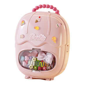 Star Work Pink Storage Box Large Capacity | For Hair Accessories & Cosmetics Star Work Pink Storage Box Large Capacity | For Hair Accessories & Cosmetics