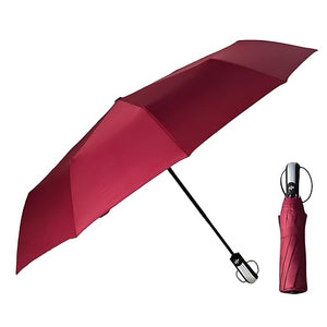 Star Work Travel Umbrella Auto Open | Compact, Lightweight & Windproof (RED WINE) Star Work Travel Umbrella Auto Open | Compact, Lightweight & Windproof (RED WINE)