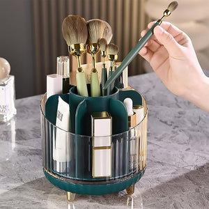 Star Work Makeup Brush Holder 360° Rotating | 7-Slot Organizer (Without LId) Star Work Makeup Brush Holder 360° Rotating | 7-Slot Organizer (Without LId)