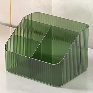 Star Work Makeup Brush Holder 4 Slots | Luxury Striped Organizer Star Work Makeup Brush Holder 4 Slots | Luxury Striped Organizer