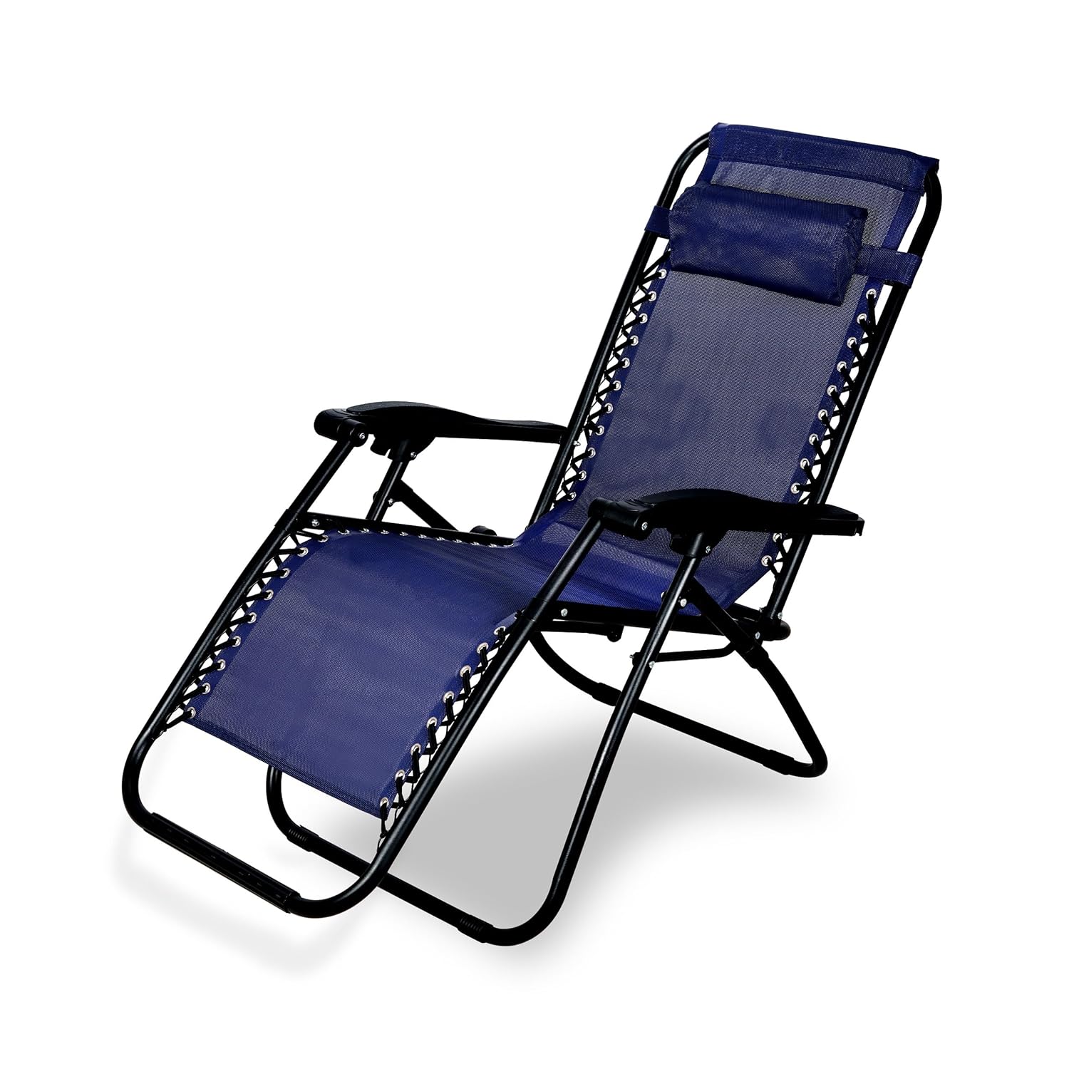 Star Work Zero Gravity Chair Foldable Recliner Full Body Support (Blue)