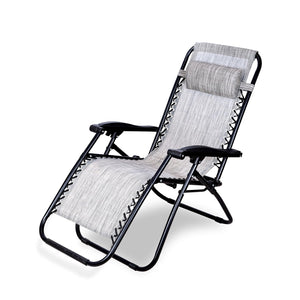 Star Work Zero Gravity Chair Foldable Recliner | Full Body Support (Gray) Star Work Zero Gravity Chair Foldable Recliner | Full Body Support (Gray)