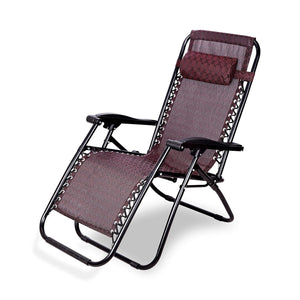 Star Work Zero Gravity Chair Foldable Recliner | Full Body Support (Maroon) Star Work Zero Gravity Chair Foldable Recliner | Full Body Support (Maroon)