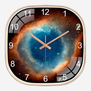 Silence Wall Clock Non-Ticking Quiet Decorative - Alien Square Clock Silence Wall Clock Non-Ticking Quiet Decorative - Alien Square Clock