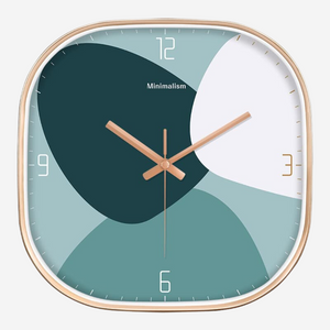 Silence non-ticking Plastic Frame Forest Square Forest Square Wall Clock Silence non-ticking Plastic Frame Forest Square Forest Square Wall Clock