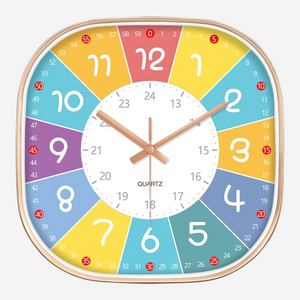 Silence non-ticking Plastic Frame Havmor Square Wall Clock Silence non-ticking Plastic Frame Havmor Square Wall Clock