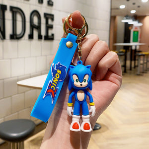 Sonic Keychain With Metal Hook Sonic Keychain With Metal Hook