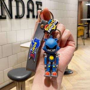 Sonic Keychain With Metal Hook Sonic Keychain With Metal Hook