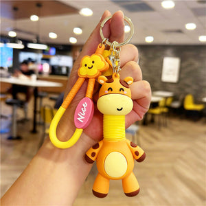 Girafee Keychain With Metal Hook Girafee Keychain With Metal Hook