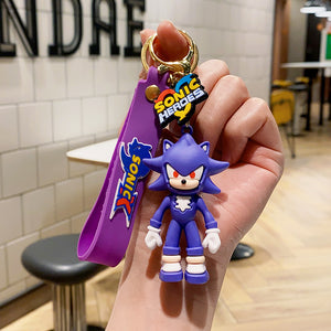 Sonic Keychain With Metal Hook Sonic Keychain With Metal Hook