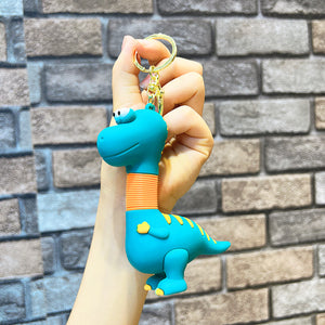 Dino Folding Keychain With Metal Hook Dino Folding Keychain With Metal Hook