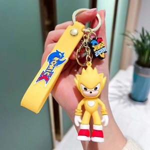 Sonic Keychain With Metal Hook Sonic Keychain With Metal Hook