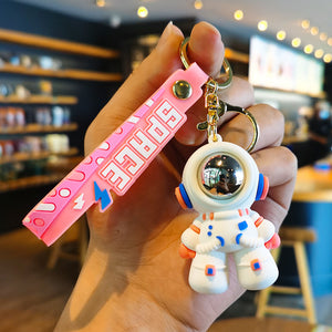 Space Keychain With Metal Hook Space Keychain With Metal Hook