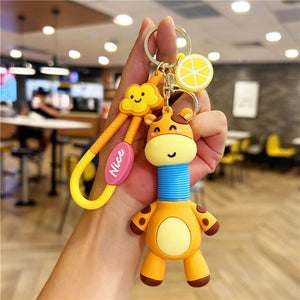 Girafee Keychain With Metal Hook Girafee Keychain With Metal Hook