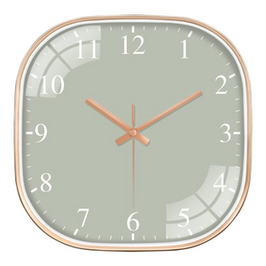 Silence non-ticking Plastic Frame Pastel Square Wall Clock Silence non-ticking Plastic Frame Pastel Square Wall Clock
