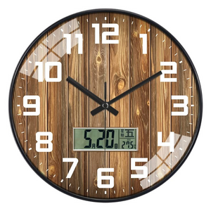Digital Analog Wall Clock (Rose Wood Digital) Digital Analog Wall Clock (Rose Wood Digital)