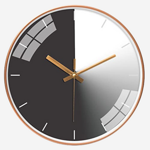 Silence non-ticking Plastic Frame Wall Clock - Smokey Gray Analog Silence non-ticking Plastic Frame Wall Clock - Smokey Gray Analog
