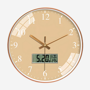Digital Analog Wall Clock (Yellow Digital) Digital Analog Wall Clock (Yellow Digital)