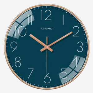 Wall Clock For Bedroom & Home | Silence Blue Wall-Clock Wall Clock For Bedroom & Home | Silence Blue Wall-Clock