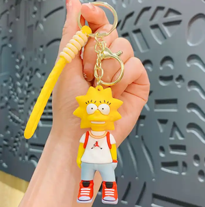 Simpson Keychain With Metal Hook Simpson Keychain With Metal Hook