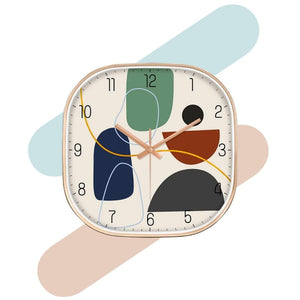 Silence non-ticking Plastic Canvas Square Wall Clock Silence non-ticking Plastic Canvas Square Wall Clock