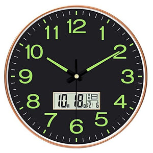 Digital Analog Wall Clock (Radium Analog Black) Digital Analog Wall Clock (Radium Analog Black)