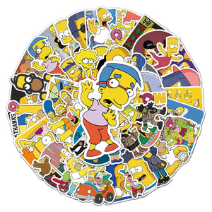 50 Pcs Stickers Of Yellow Simpson, Vinyl Waterproof Stickers for Water Bottles, Laptop, Skateboard Journaling Scrapbook. 50 Pcs Stickers Of Yellow Simpson, Vinyl Waterproof Stickers for Water Bottles, Laptop, Skateboard Journaling Scrapbook.