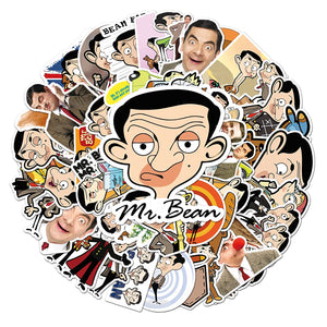 50 Pcs Stickers Of MR.Bean, Vinyl Waterproof Stickers for Water Bottles, Laptop, Skateboard Journaling Scrapbook. 50 Pcs Stickers Of MR.Bean, Vinyl Waterproof Stickers for Water Bottles, Laptop, Skateboard Journaling Scrapbook.