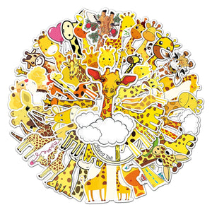 50 Pcs Stickers Of Giraffe, Vinyl Waterproof Stickers for Water Bottles, Laptop, Skateboard Journaling Scrapbook. 50 Pcs Stickers Of Giraffe, Vinyl Waterproof Stickers for Water Bottles, Laptop, Skateboard Journaling Scrapbook.