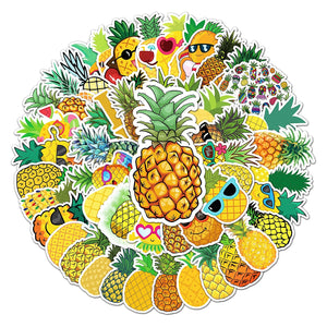 50 Pcs Stickers Of Pineapple, Vinyl Waterproof Stickers for Water Bottles, Laptop, Skateboard Journaling Scrapbook. 50 Pcs Stickers Of Pineapple, Vinyl Waterproof Stickers for Water Bottles, Laptop, Skateboard Journaling Scrapbook.
