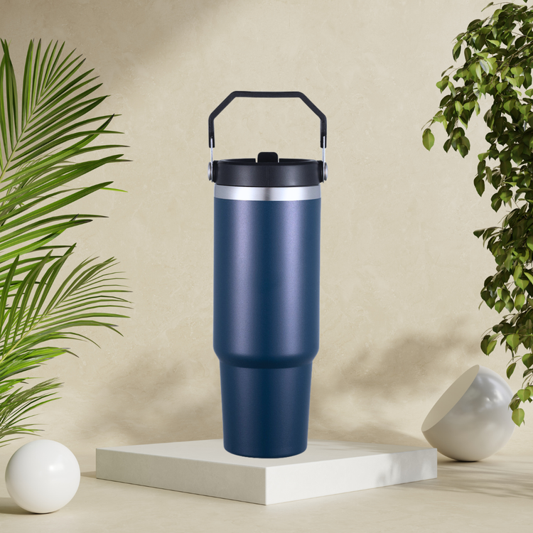 900ml Stainless Steel Vacuum Insulated Tumbler (BLUE)