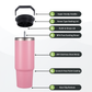 900ml Stainless Steel Vacuum Insulated Tumbler (PINK)