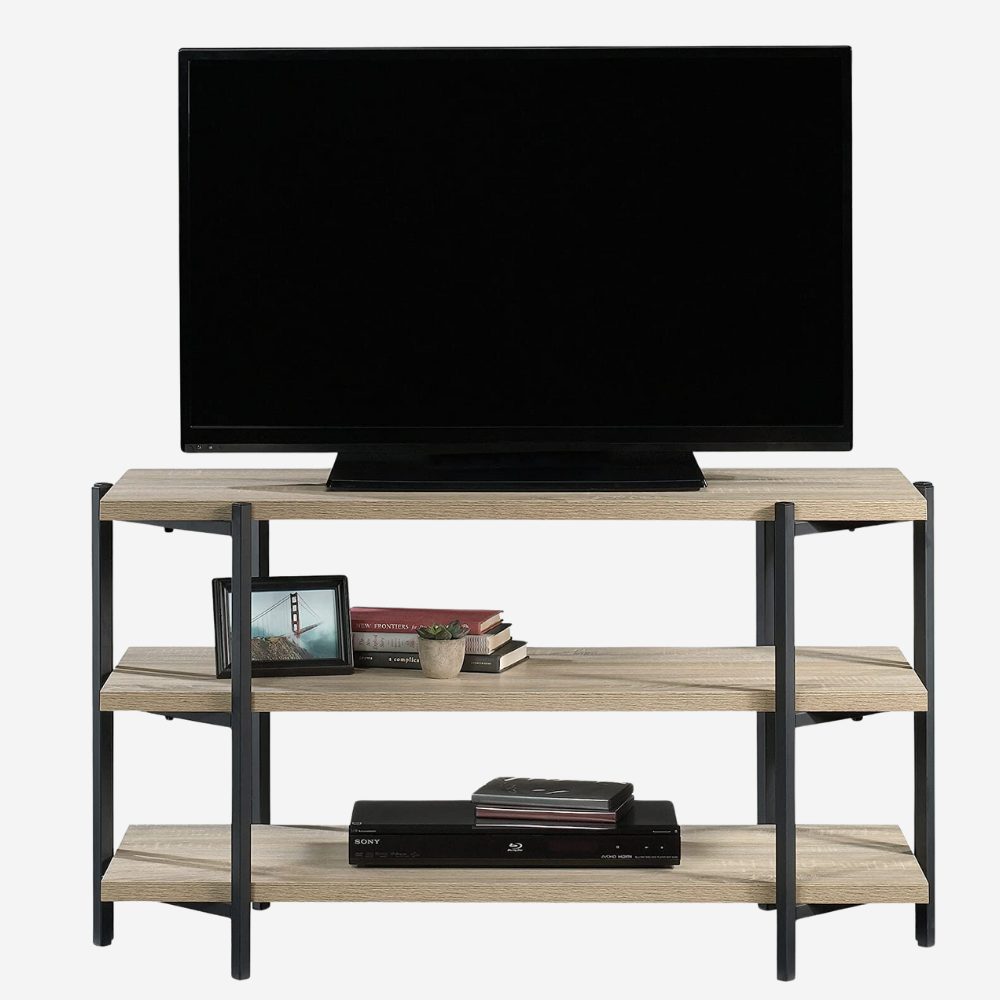 Heavy Engineering TV Table | 3-Tier Storage Shelf with Easy Assembly