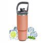 900ml Stainless Steel Double Vacuum Insulated Tumbler (Orange)